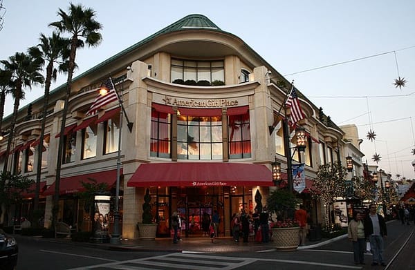 exterior of The American Girl Place